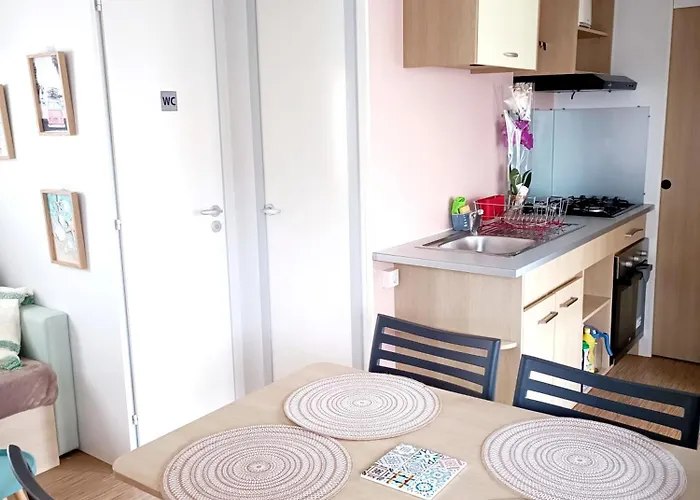 Mobil-home 6 Personnes Valras-plage 4 Etoiles Campingplatz
